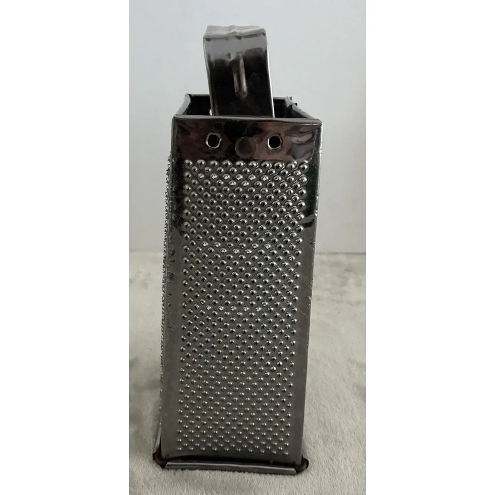 Vintage Bromwell Stainless Box Cheese Grater‎ Shredder Michigan City IN *flaw